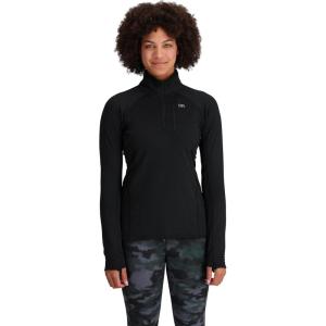 imageOutdoor Research Womens Vigor Grid Fleece Quarter ZipBlack