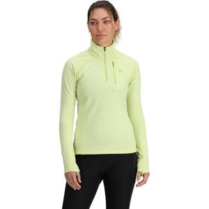 imageOutdoor Research Womens Vigor Grid Fleece Quarter ZipCool Matcha