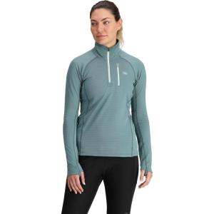 imageOutdoor Research Womens Vigor Grid Fleece Quarter ZipNeptune