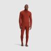 imageOutdoor Research Mens Alpine Onset Merino Quarter Zip  Merino Wool Skiing Base Layer Outdoor Winter PulloverBrick
