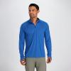 imageOutdoor Research Mens Echo Quarter Zip  Quick Drying Active PulloverClassic Blue