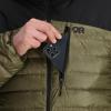 imageOutdoor Research Mens Helium Down HoodieRanger GreenBlack