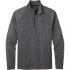 imageOutdoor Research Mens Alpine Onset Merino Quarter Zip  Merino Wool Skiing Base Layer Outdoor Winter PulloverCharcoal Heather