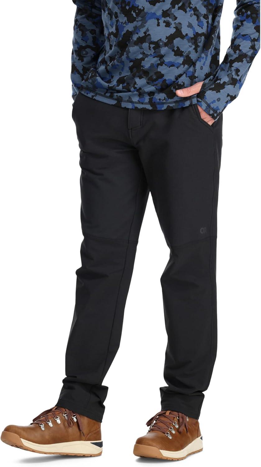 imageOutdoor Research Mens Methow Fleece Lined Pants  30quot InseamBlack