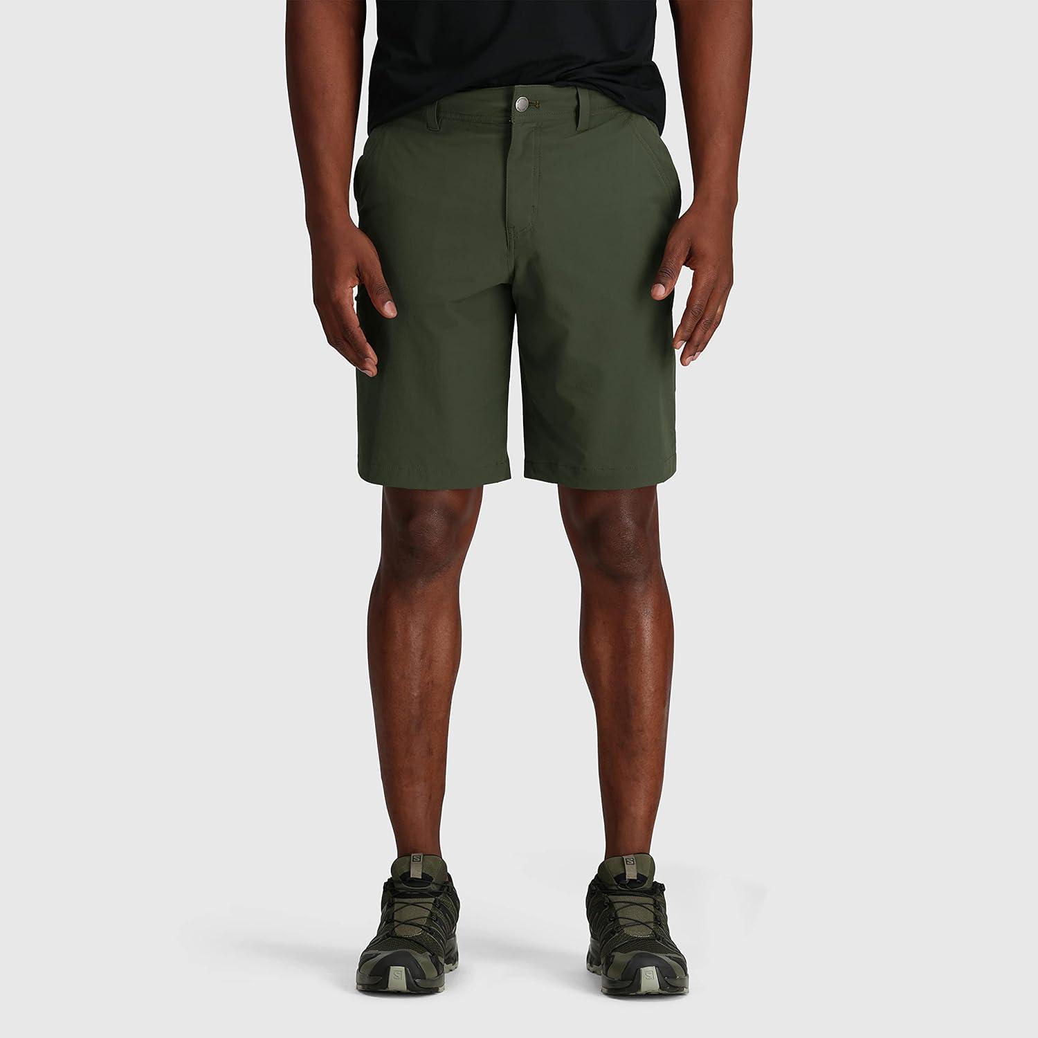 Outdoor Research Pantaloncini Ferrosi Uomo, 10" Di Lunghezza, In Poliestere, Per Arrampicata E Sport Multidisciplinari