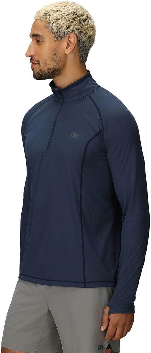 imageOutdoor Research Mens Echo Quarter ZipNaval Blue