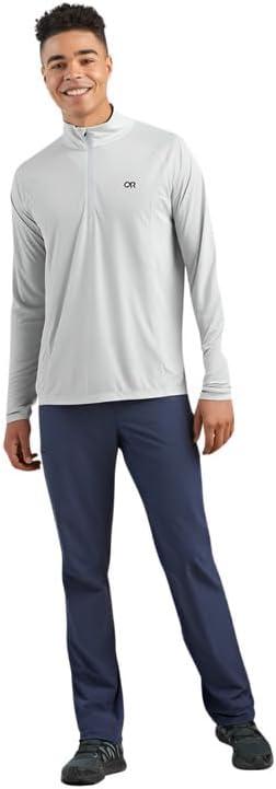 imageOutdoor Research Mens Echo Quarter ZipPebble