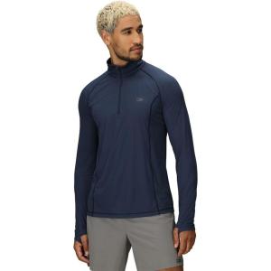 imageOutdoor Research Mens Echo Quarter ZipNaval Blue