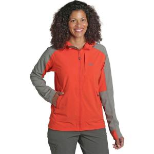 imageOutdoor Research Mens Echo Quarter ZipPaprikaPewter