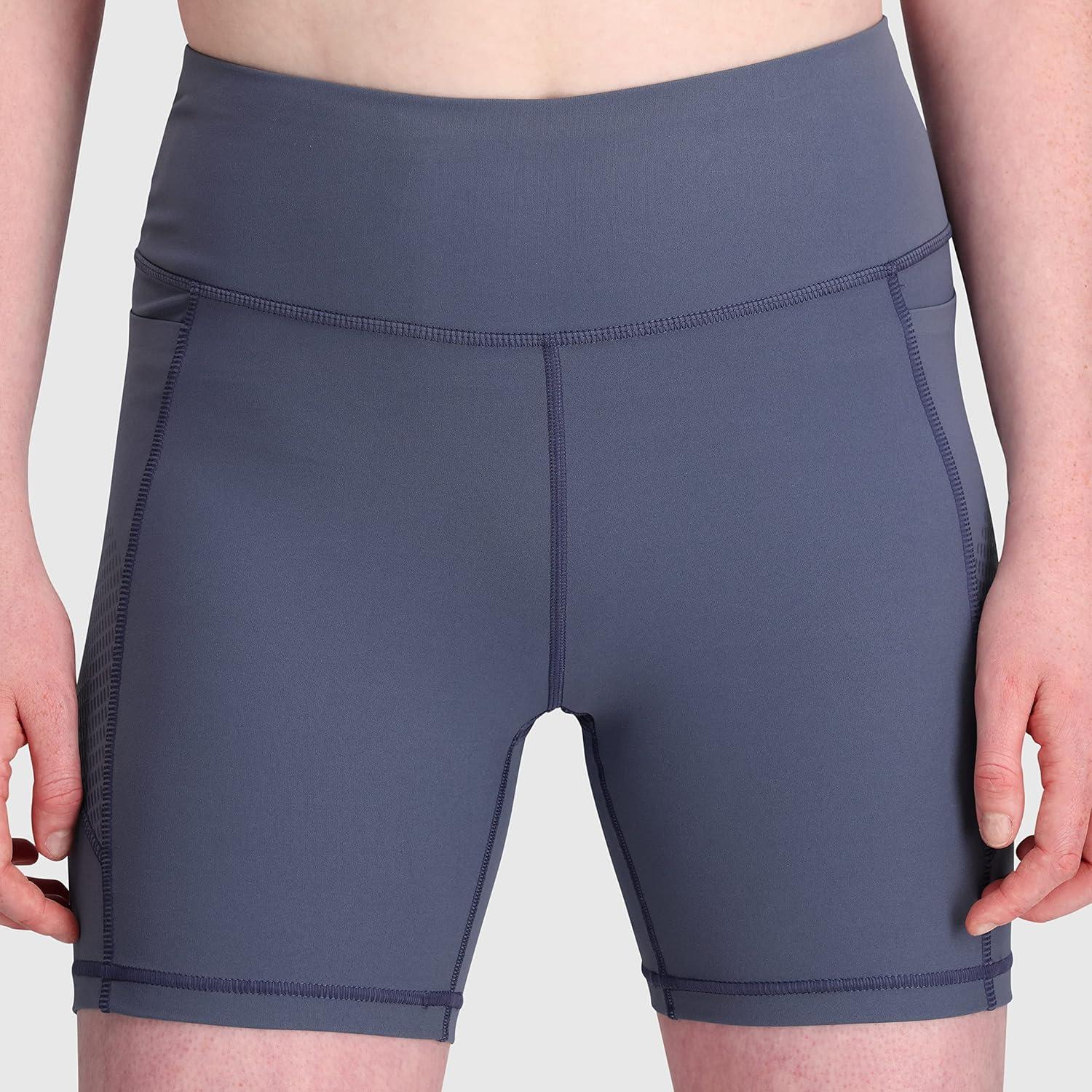 imageOutdoor Research Womens AdVantage Shorts 6 Inseam  High Waist Bike ShortsDawn