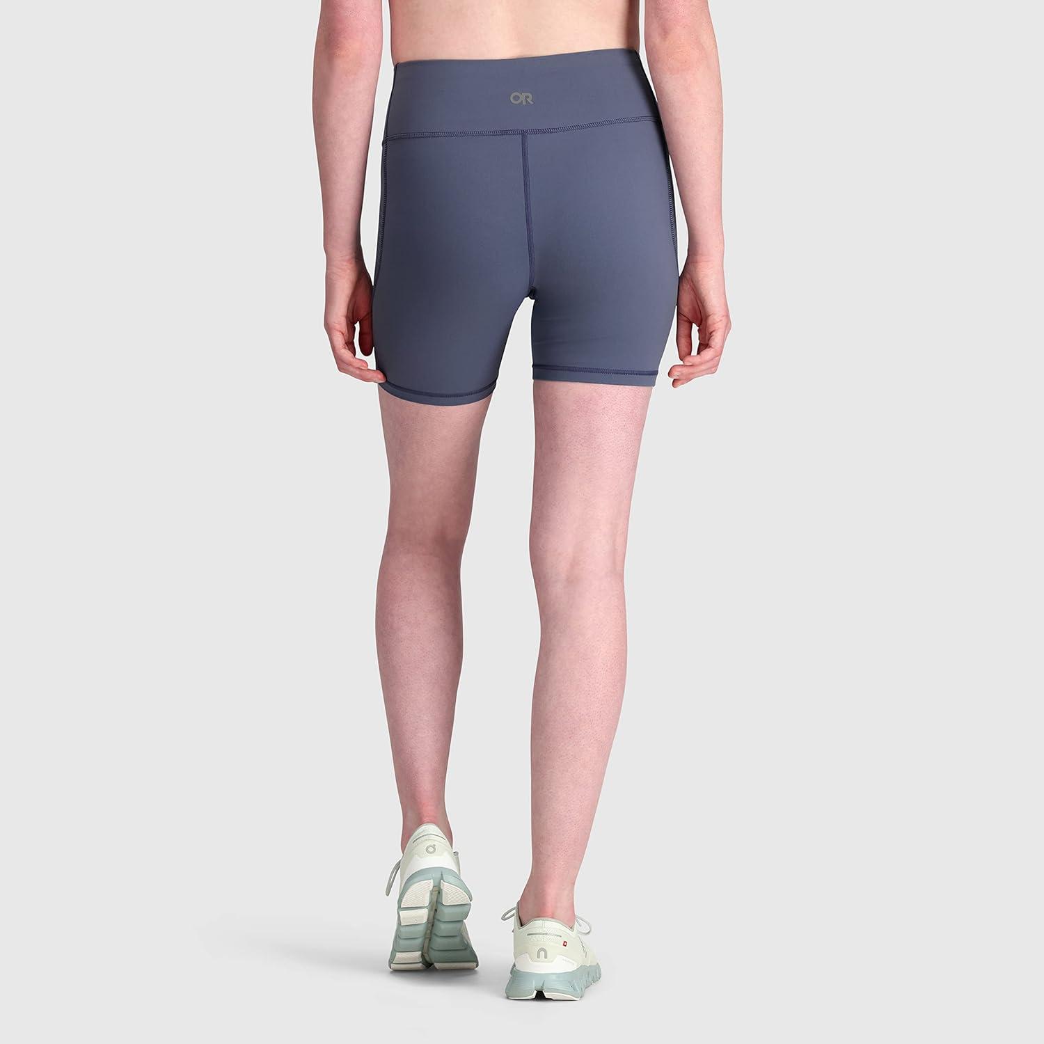 imageOutdoor Research Womens AdVantage Shorts 6 Inseam  High Waist Bike ShortsDawn
