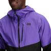 imageOutdoor Research Mens Foray II Jacket  Waterproof ampamp Windproof Hooded Rain CoatRegalBlack