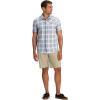 imageMens Astroman Short Sleeve Sun ShirtLead Plaid