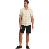 imageMens Astroman Short Sleeve Sun ShirtOyster Plaid