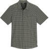 imageMens Astroman Short Sleeve Sun ShirtRanger Green Plaid
