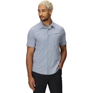 imageMens Astroman Short Sleeve Sun ShirtGalactic Plaid