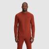 imageOutdoor Research Mens Alpine Onset Merino Crew  Merino Wool Skiing Base Layer Outdoor Winter ApparelBrick
