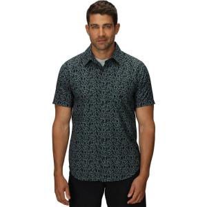 imageOutdoor Research Mens Rooftop Short Sleeve Shirt Neptune Floral L