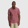 imageMens Seapine Short Sleeve ShirtCranberry Plaid
