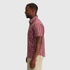 imageMens Seapine Short Sleeve ShirtCranberry Plaid