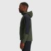 imageOutdoor Research Mens Ferrosi Hoodie  QuickDrying ampamp UV 50 Sun ProtectionVerdeBlack