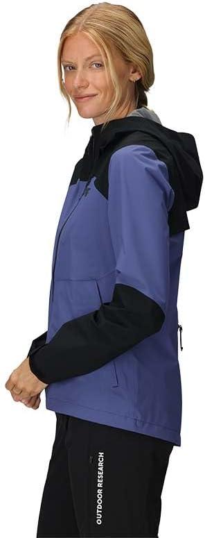 imageOutdoor Research Womens Freewheel MTB Stretch Rain JacketGalacticBlack