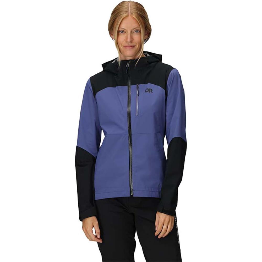 imageOutdoor Research Womens Freewheel MTB Stretch Rain JacketGalacticBlack