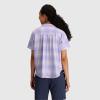 imageOutdoor Research Womens Astroman Short Sleeve Sun Shirt  Lightweight ampamp Breathable with UPF 50 Sun Protection Button DownLavender Plaid