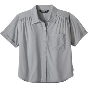 imageOutdoor Research Womens Astroman Short Sleeve Sun Shirt  Lightweight ampamp Breathable with UPF 50 Sun Protection Button DownPebble