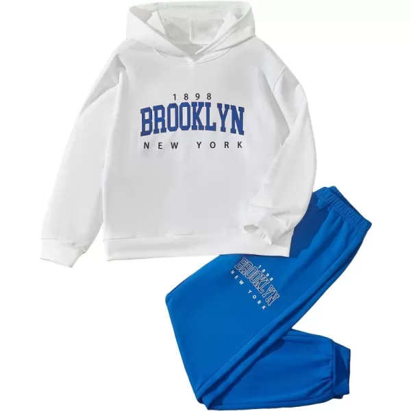Blue White Letter