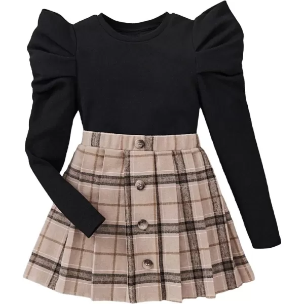 Black Khaki Plaid