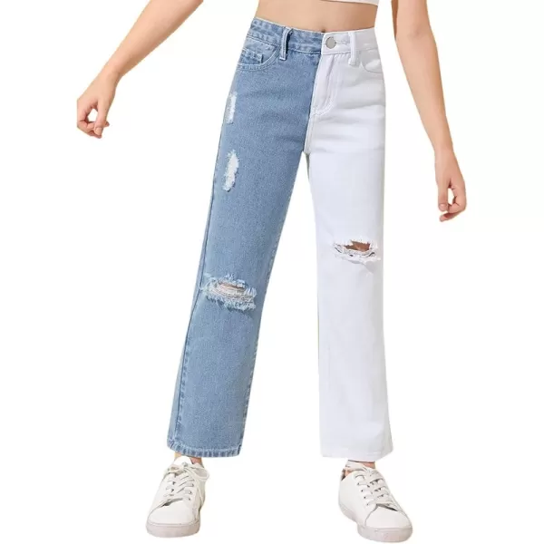 A White Blue Multi