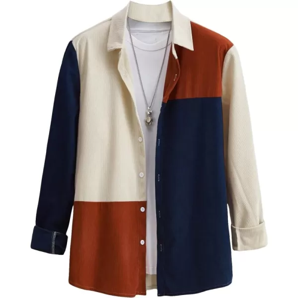 Brown and Navy Blue