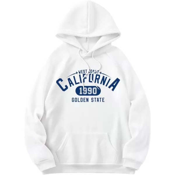 White Blue Letter