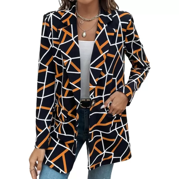 Geo Black Orange