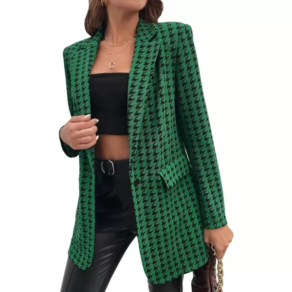 Green Houndstooth