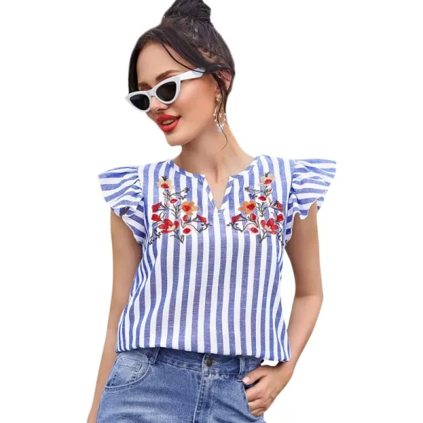 Blue Navy White
