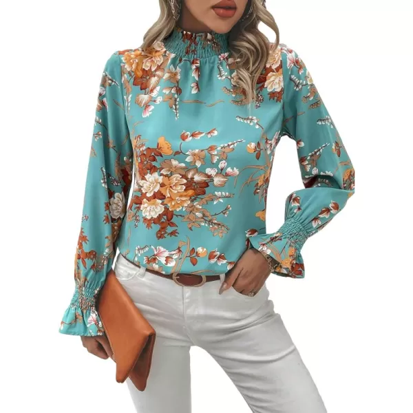 Mint Blue Floral