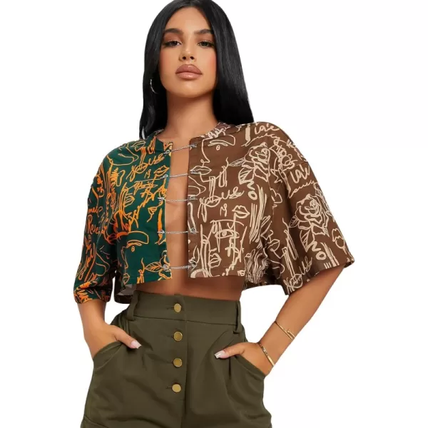 Brown and Green