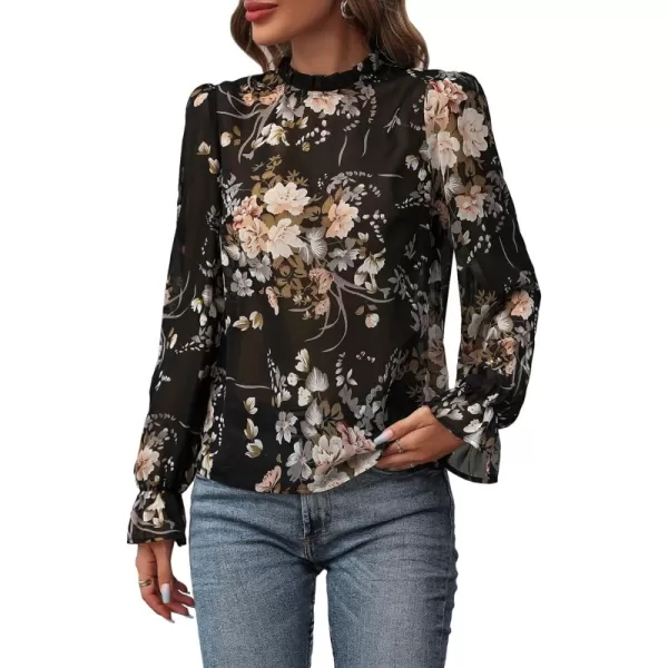 Black Ink Floral