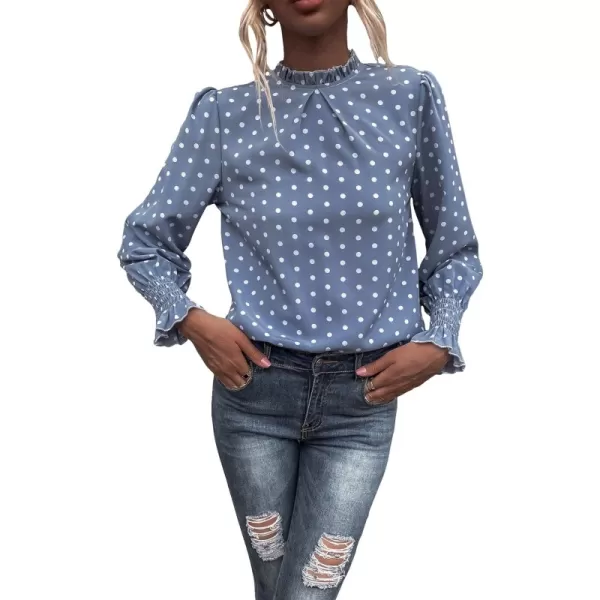 Dusty Blue Dots