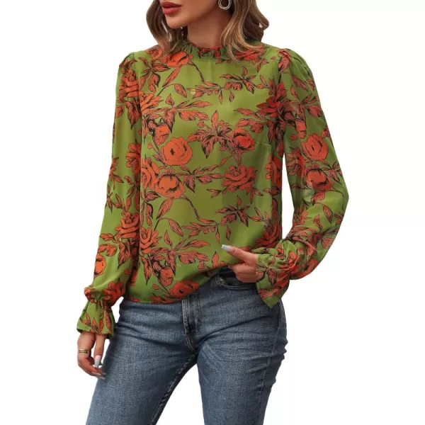 Grass Green Floral