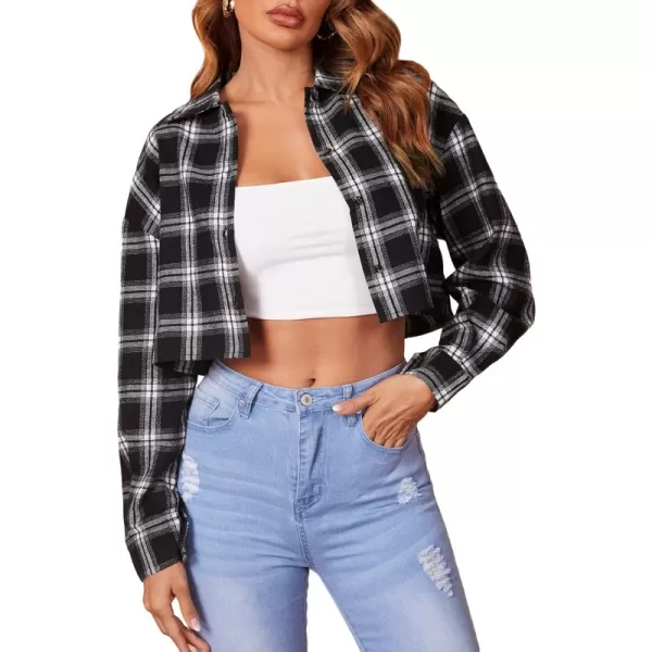 Black White Tartan