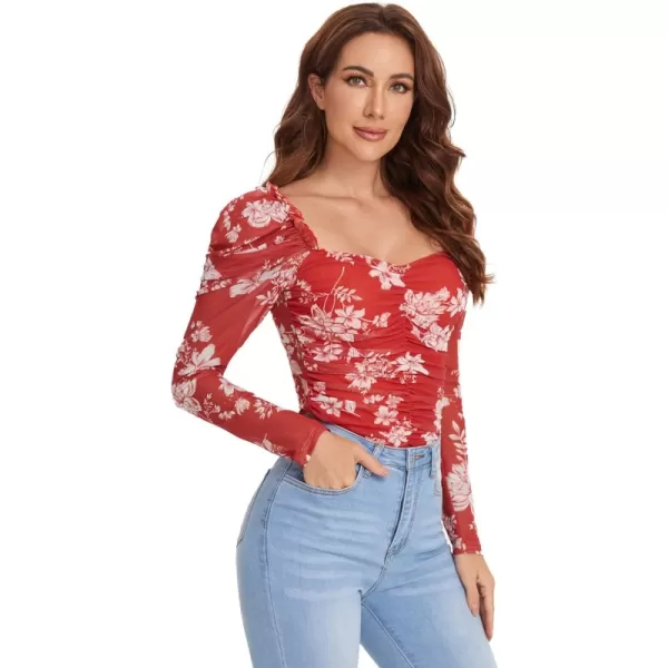 Floral Red