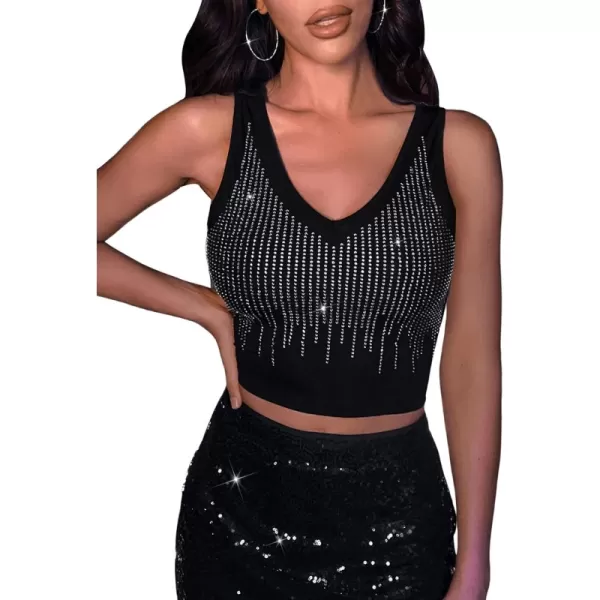 Black Rhinestone