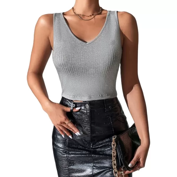 Grey Rhinestone