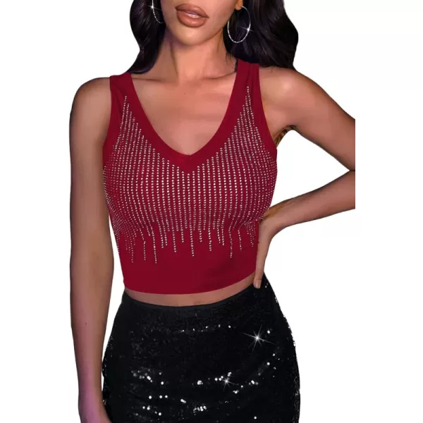 Rhinestone Red