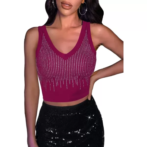 Rhinestone Red Violet