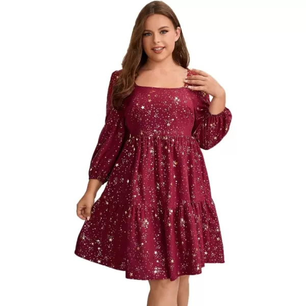 Burgundy Red Galaxy