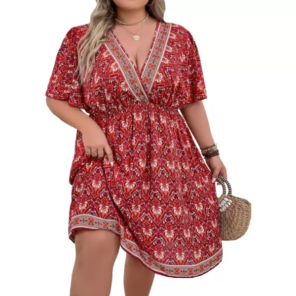 Burgundy Floral